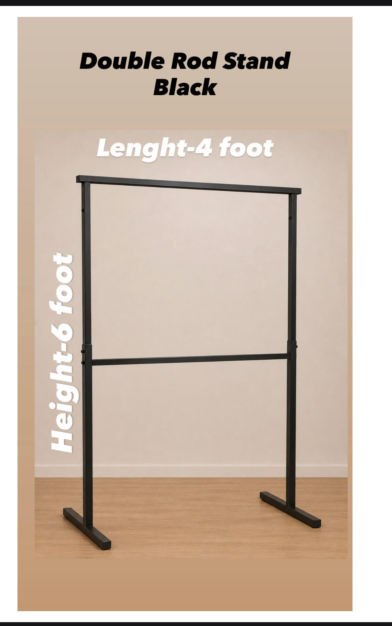Double Rod Stand (Black)